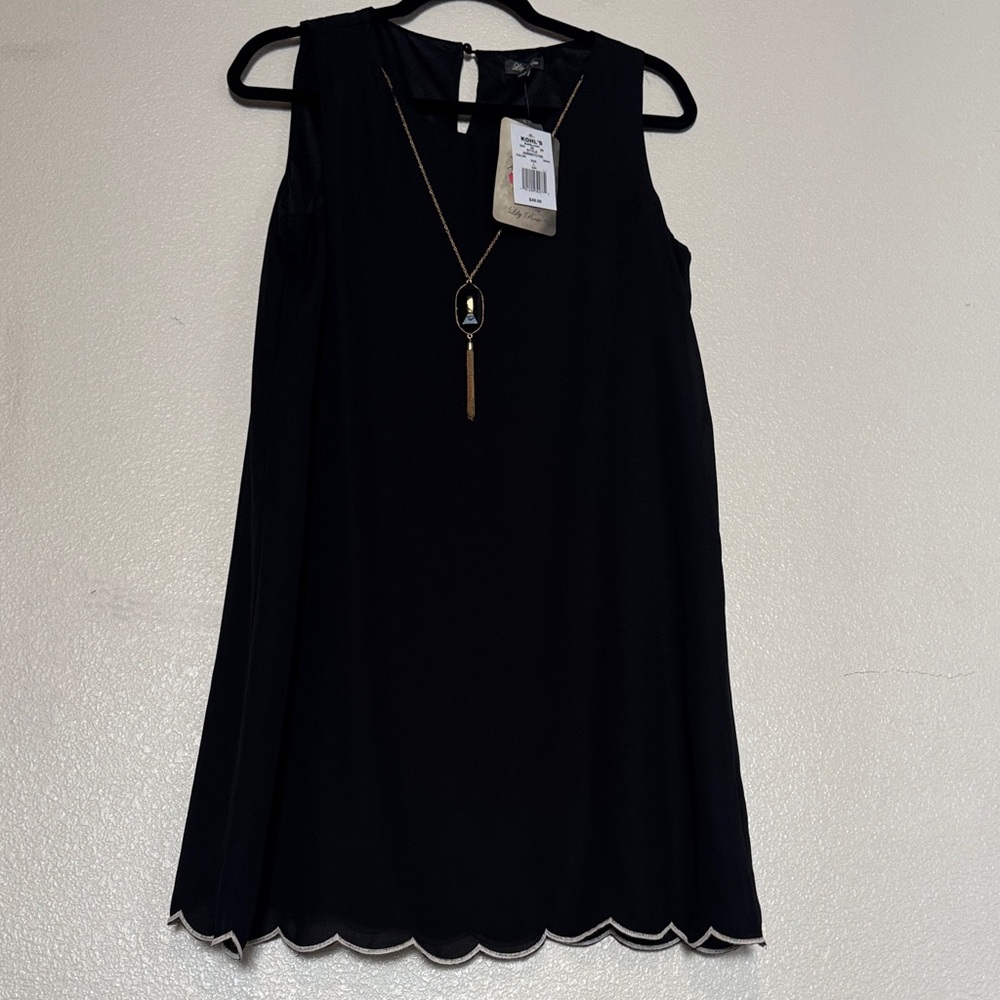 Lily Rose Black Mini Dress